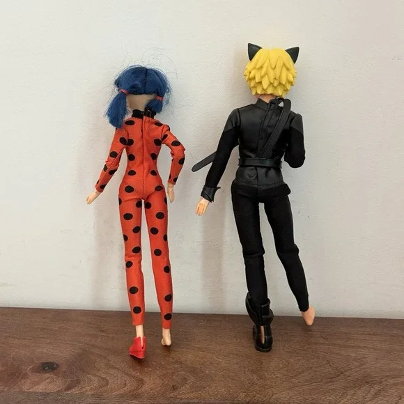 Lot 2‎ Miraculous Ladybug Cat Noir Doll Action Figures Bundle Set Toys Figurines - Picture 5 of 8
